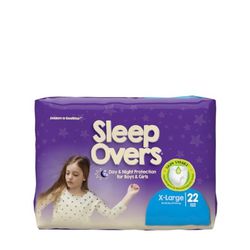 Pull Ups SleepOvers Youth Pants X-Large, 85-140 lbs
 