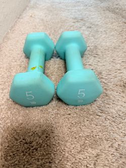 Dumbbell 5lbs Aqua -SET
