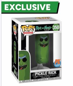 Funko Pop! Vinyl: Rick and Morty - Pickle Rick - Diamond Comics (Exclusive) #350