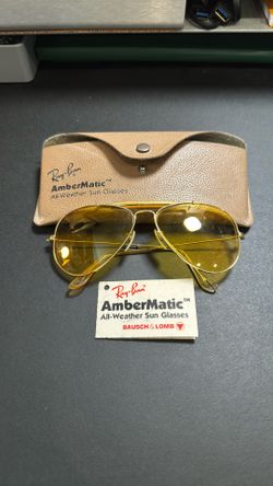 Vintage Ray-Ban AmberMatic Sun Glasses