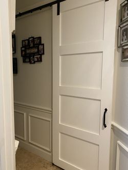 Nice Barn Door With Hardware 