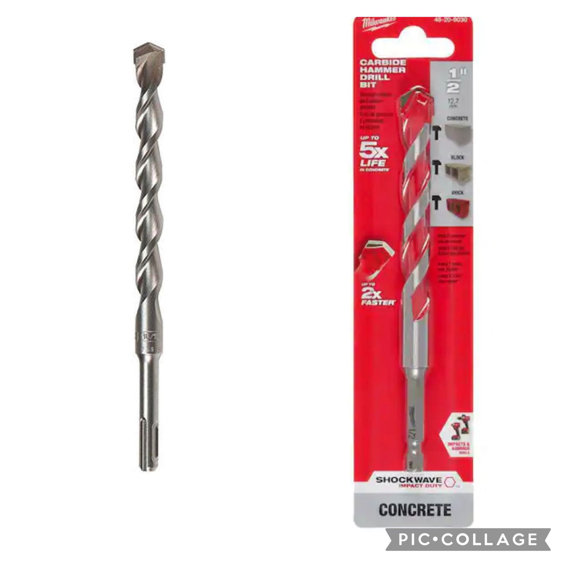 Milwaukee Rotary Hammer drill bit & Carbide Hammer Drill Bit #4329