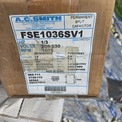 FSE1036SV1 Century 1/3 hp 1075 RPM, 1-Speed, 208-230V, 60°C Condenser Motor