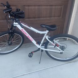 White 26 Inch Mountain Bike 