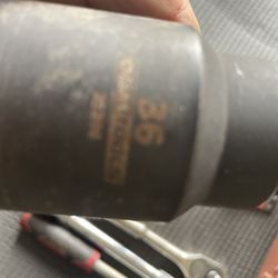36 half-inch dry socket for a Honda axles