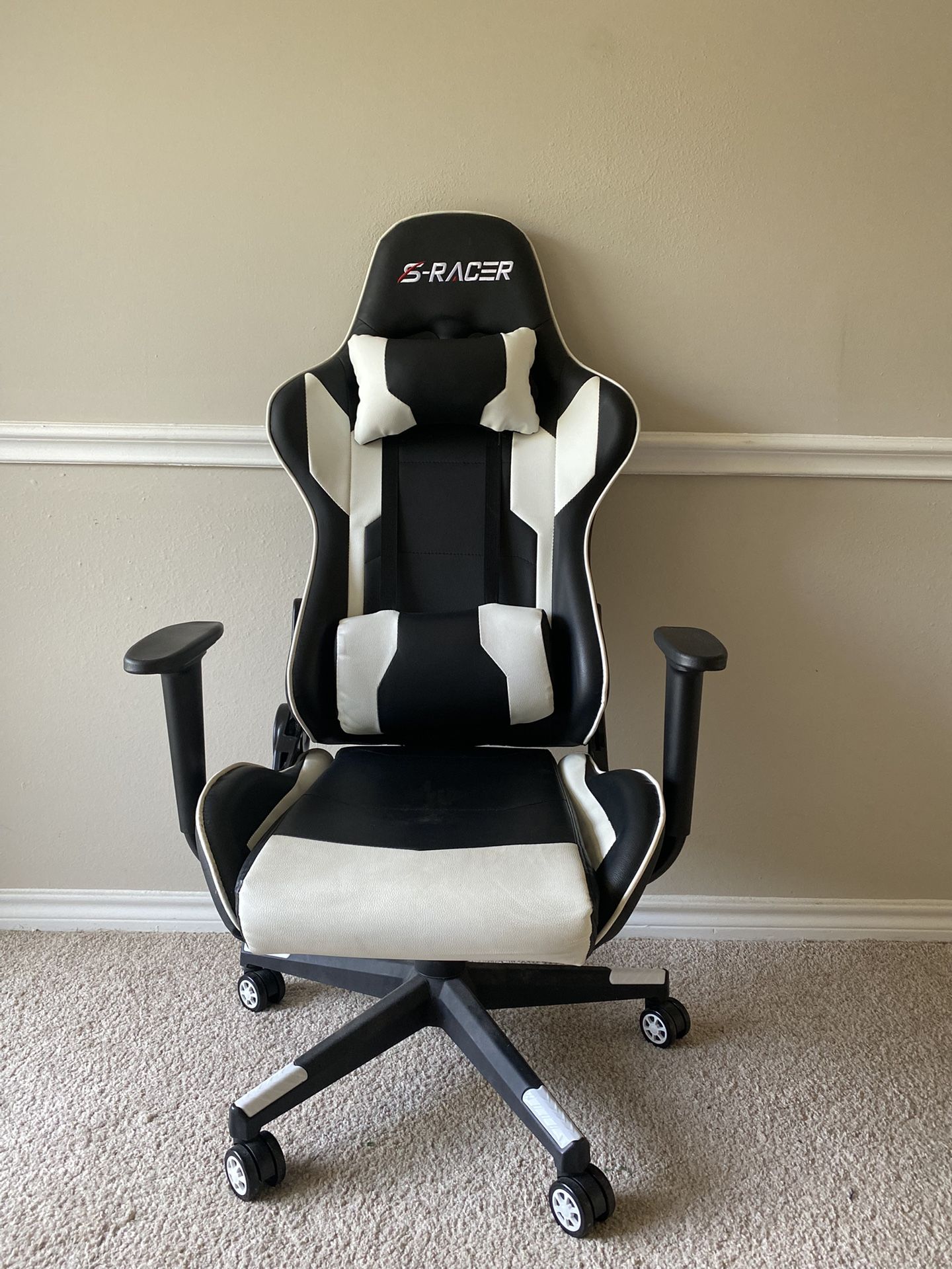 S-Racer Gaming & Office Chair β Reclining with Lumbar & Neck Support