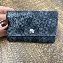 LOUIS VUITTON Damier Graphite Multicles 6 Key Holder