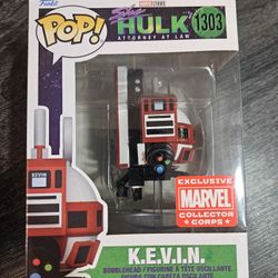 Funko Pop! Disney Marvel Comics Exclusive She Hulk K.E.V.I.N. #1303