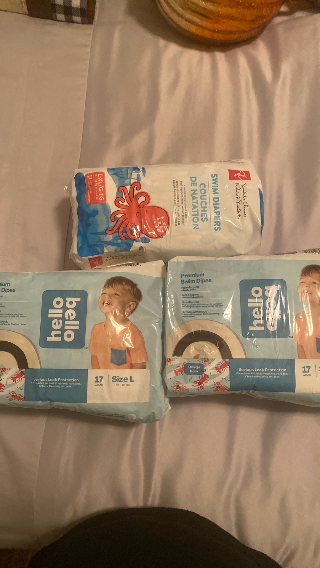 New Packages Of Swim Diapers Size L/xl