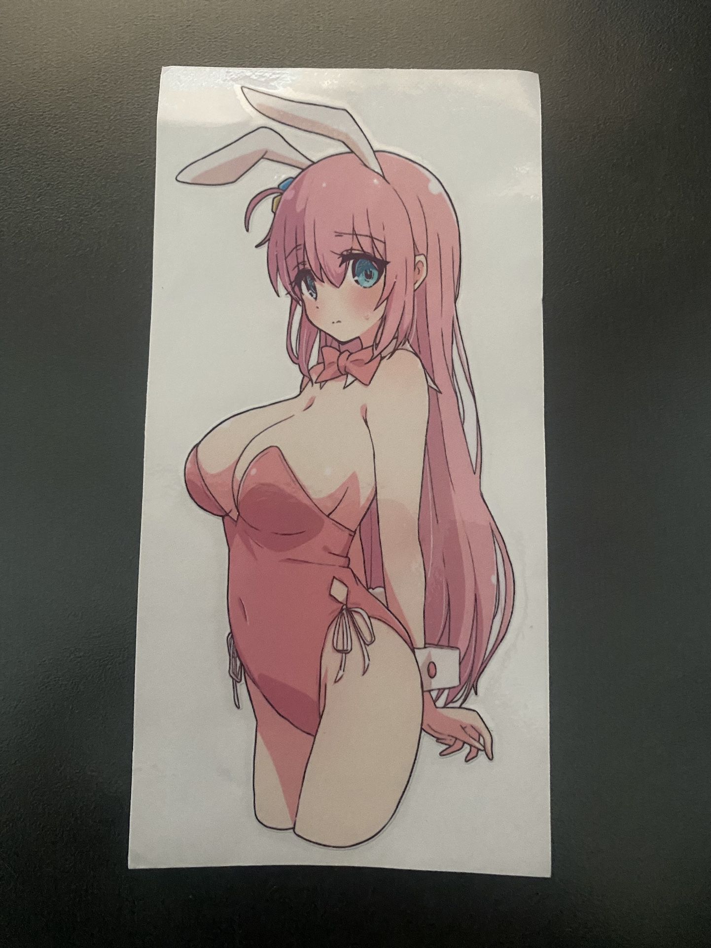 Pink Bunny Girl Senpai Full Body Sticker Car Decal JDM