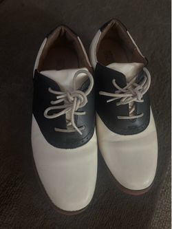 Black & white shoes
