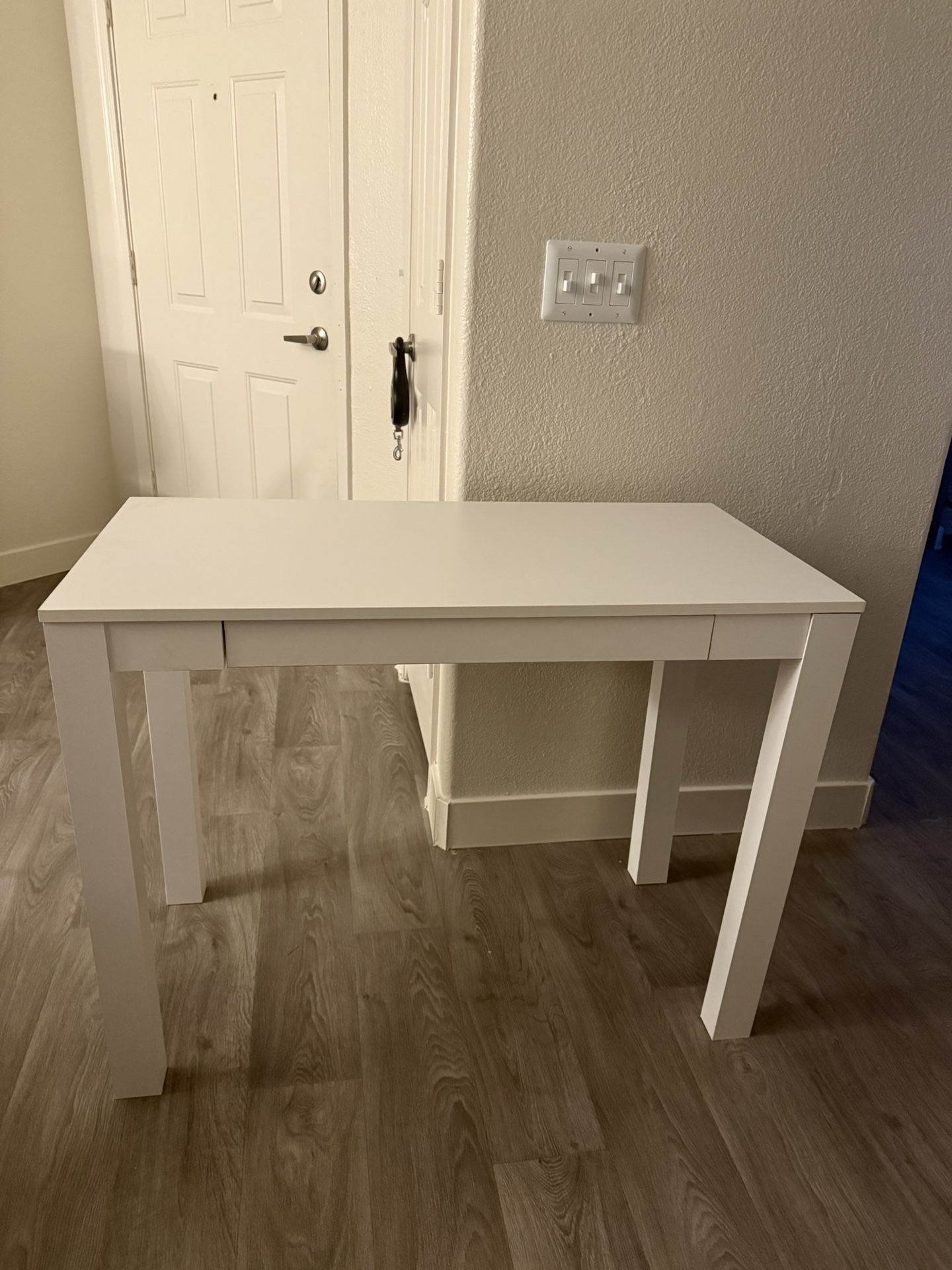 White desk