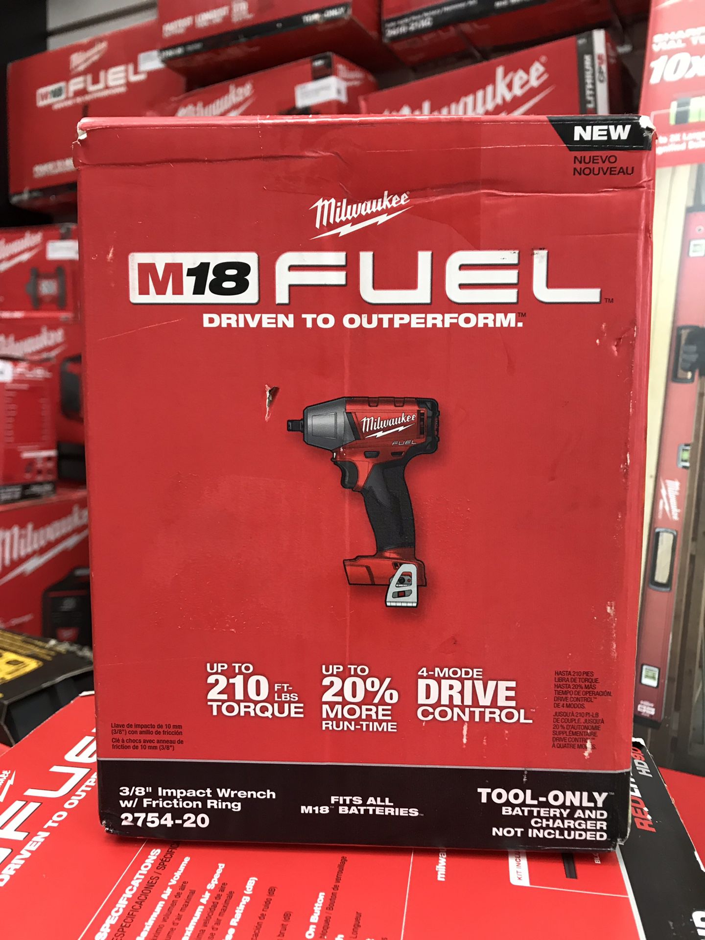 Milwaukee 2754-20 FUEL 3/8” Impact Wrench M18 Tool Only