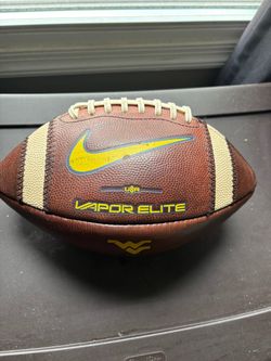 Nike Vapor Elite Game Football with the West Virginia Mountaineers