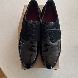Markella Black Patent Leather And Black Suede Women’s 10W