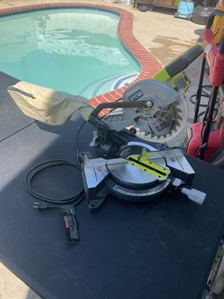 Ryobi Corded sliding Miter Saw 7 1/4 in