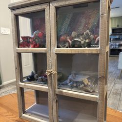 Wooden cabinet wall mount