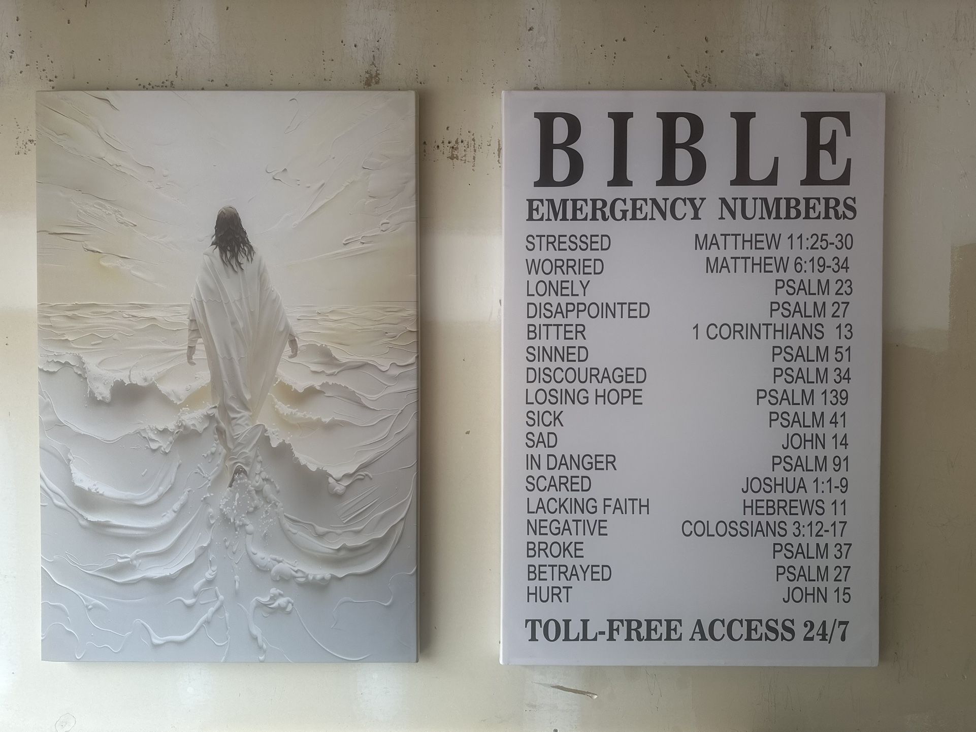 Christian Inspiration Canvas Art