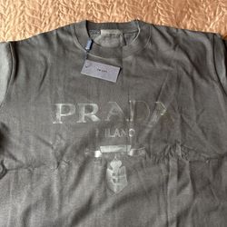New Black Prada Shirt Men Size Large 