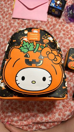 Hello kitty loungefly pumpkin