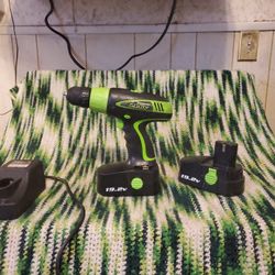 Drill Charger 2 Good Condition Batteries