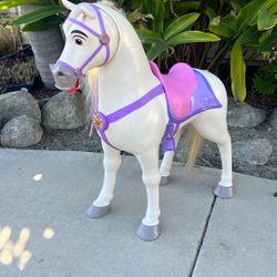 Tangled Maximus Ride On Horse With Working Sound Effects