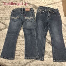 Levi’s Toddler Girl Jeans, Size 4t