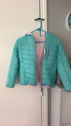 Columbia Girls Reversible Puffer Jacket L 10-12