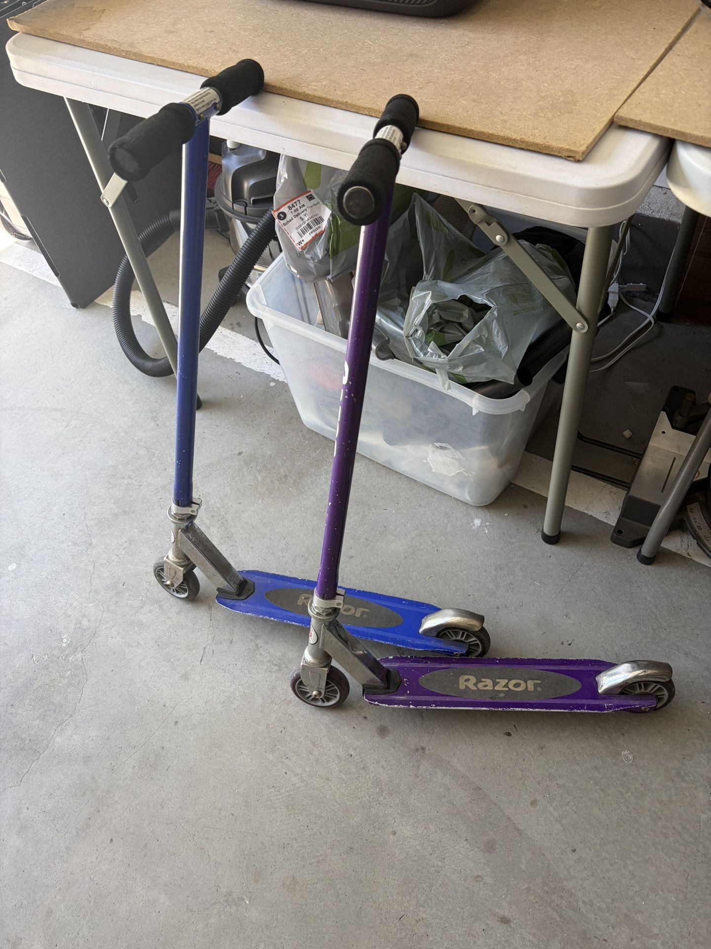 Two Kid’s Razor Scooters