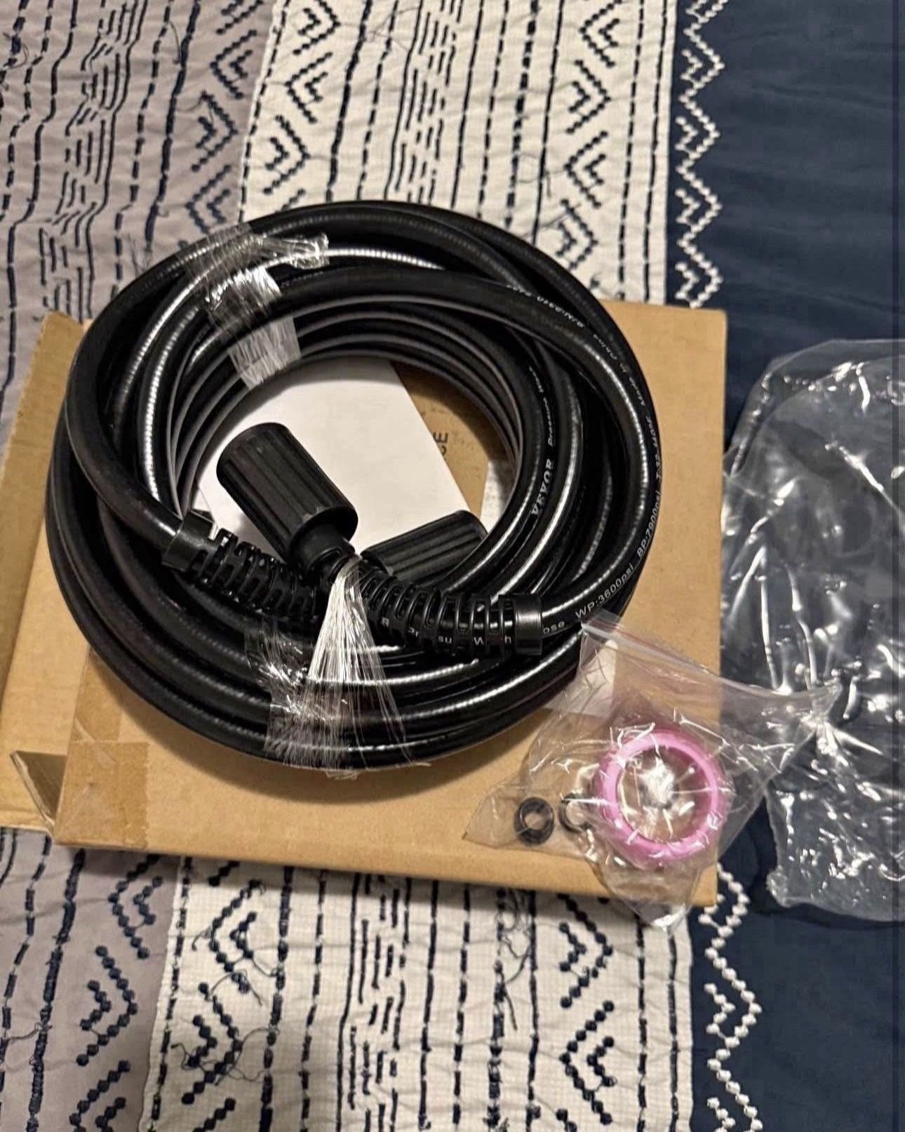 🔥 New Pressure Washer Hose, 25FT X 1/4" Kink Free