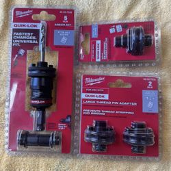 Milwaukee QUIK-LOK Hole Saw Arbor Set