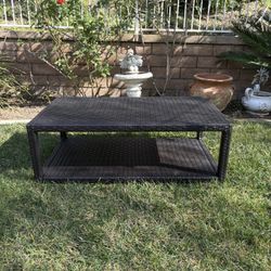Wicker Patio Coffee Table