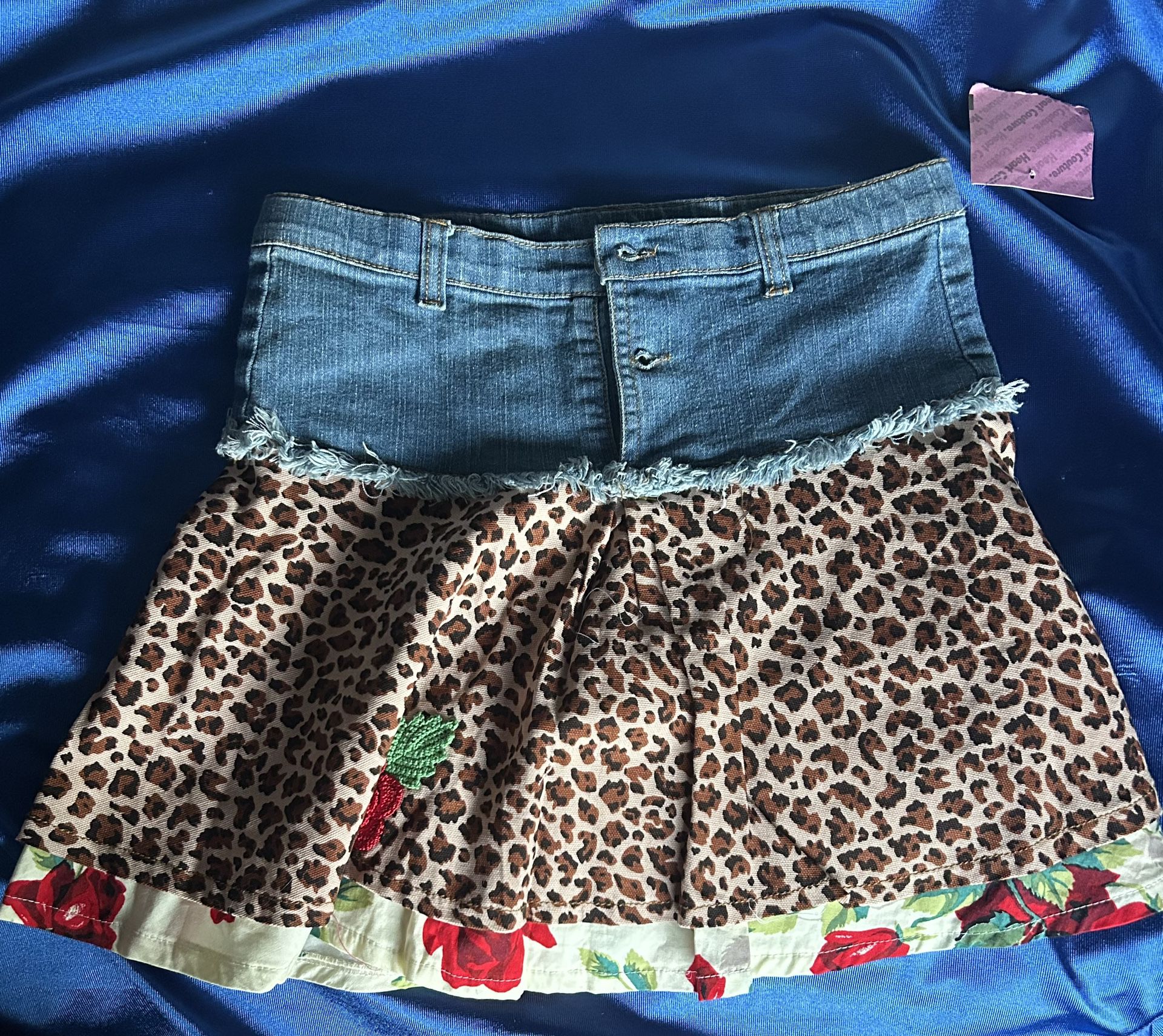Mini Jean Skirt 