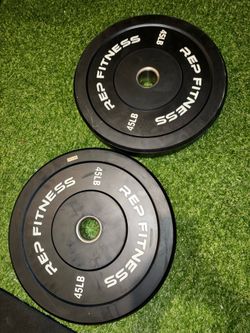 Rep Fitness Bumper Plates (45lb)