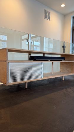 Boho style tv console stand