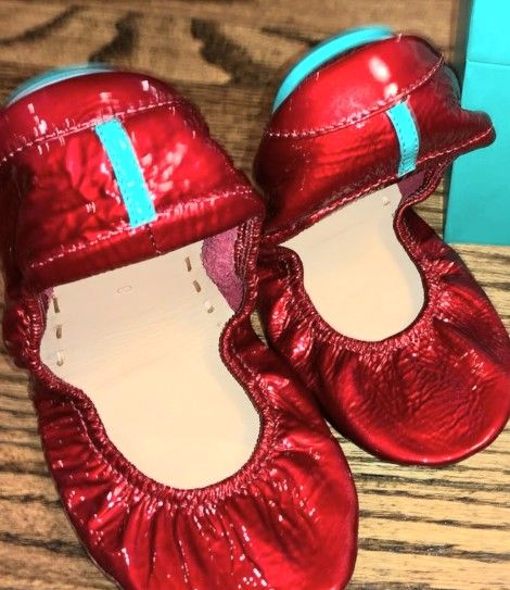 Brand New Red Diamond Tieks Size