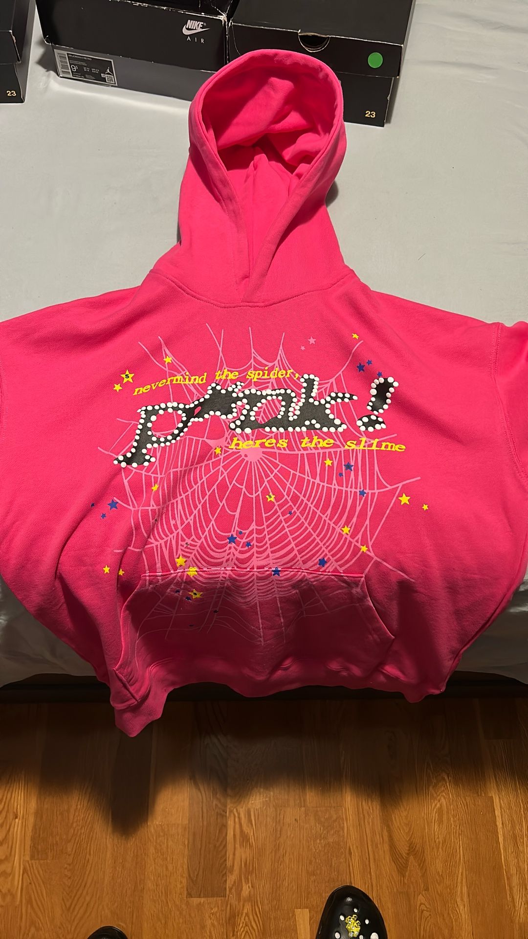 Pink Sp5der Hoodie R3P