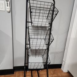 Wire Basket Stand 3-Tier