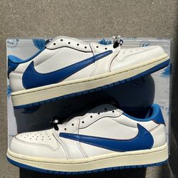 Jordan 1 Low OG Fragment X Travis Scott Military Blue