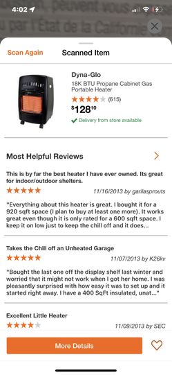 Duna Glow Cabinet Heater