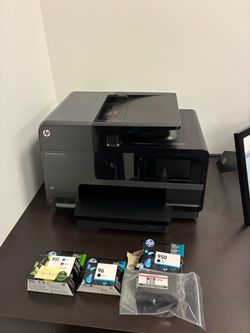 printer HP Officejet Pro 8620 and cartridges
