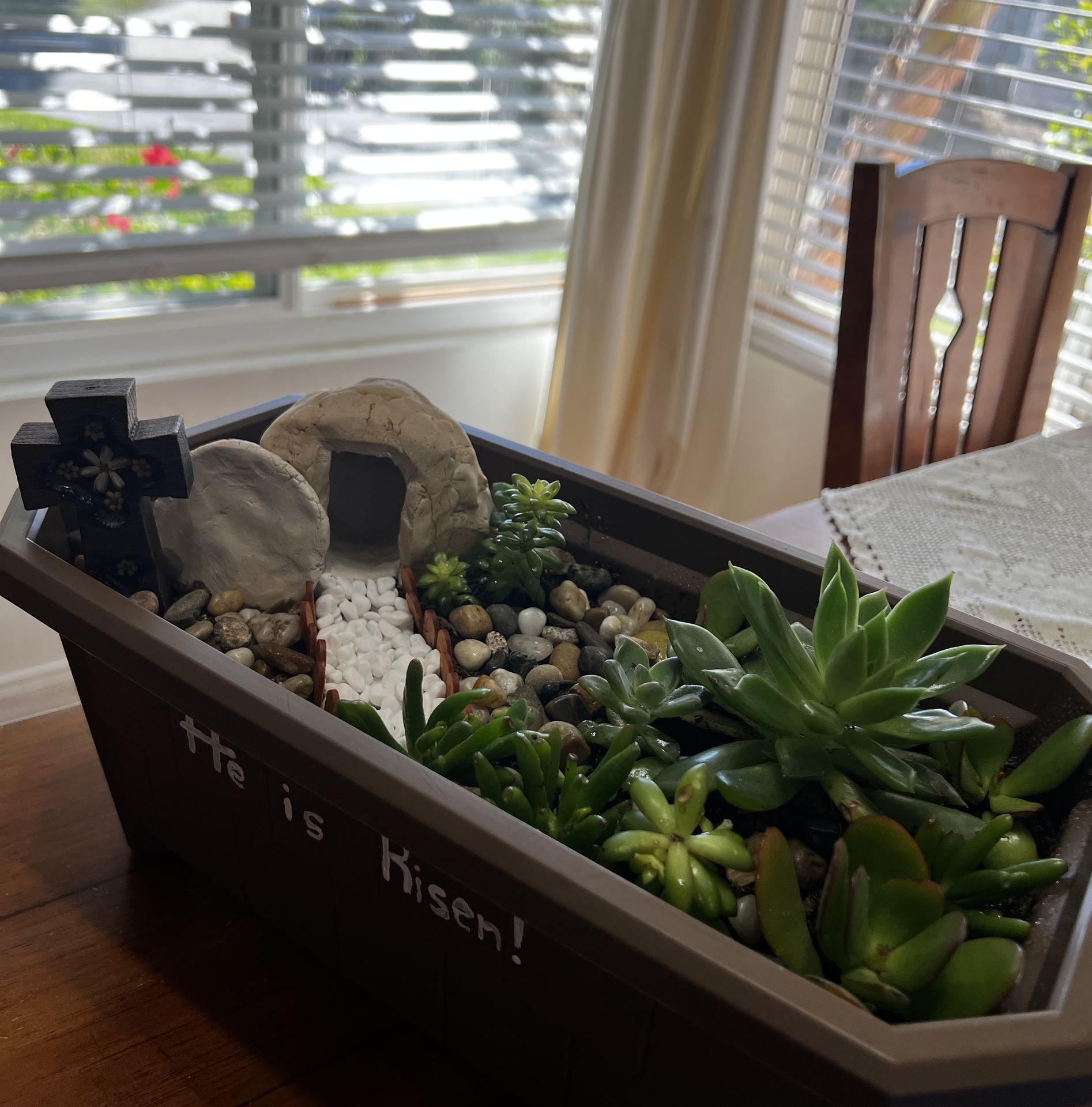 Easter Succulent Planter