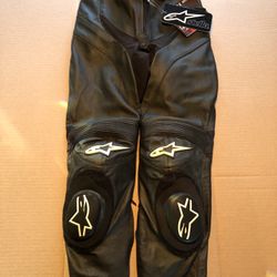 Motorcycle Alpinestars Stella Leather Track Pants 