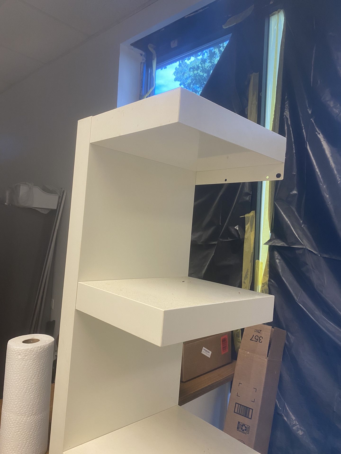 Tall Corner Shelf