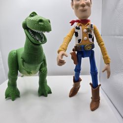 Disney Pixar 2017 Toy Story Sheriff Woody And  Rex