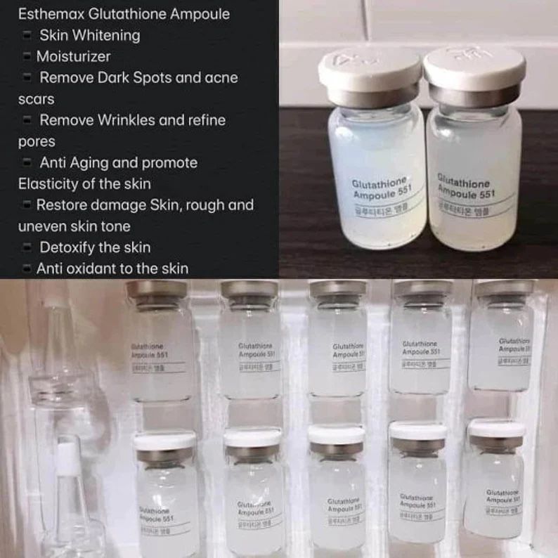 ESTHEMAX Glutathione Ampoule Set 8ml 10EA Aesthetic Skin Care Ampoule Made Korea