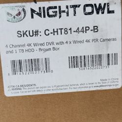 Selling Nightowl System 4k