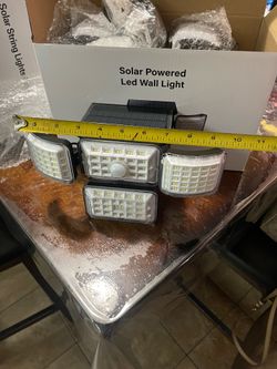 Luces solares de censor