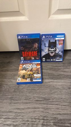 PlayStation 4 Disc Games Both VR Games Are 15 Dollars Each And Daymare is 12