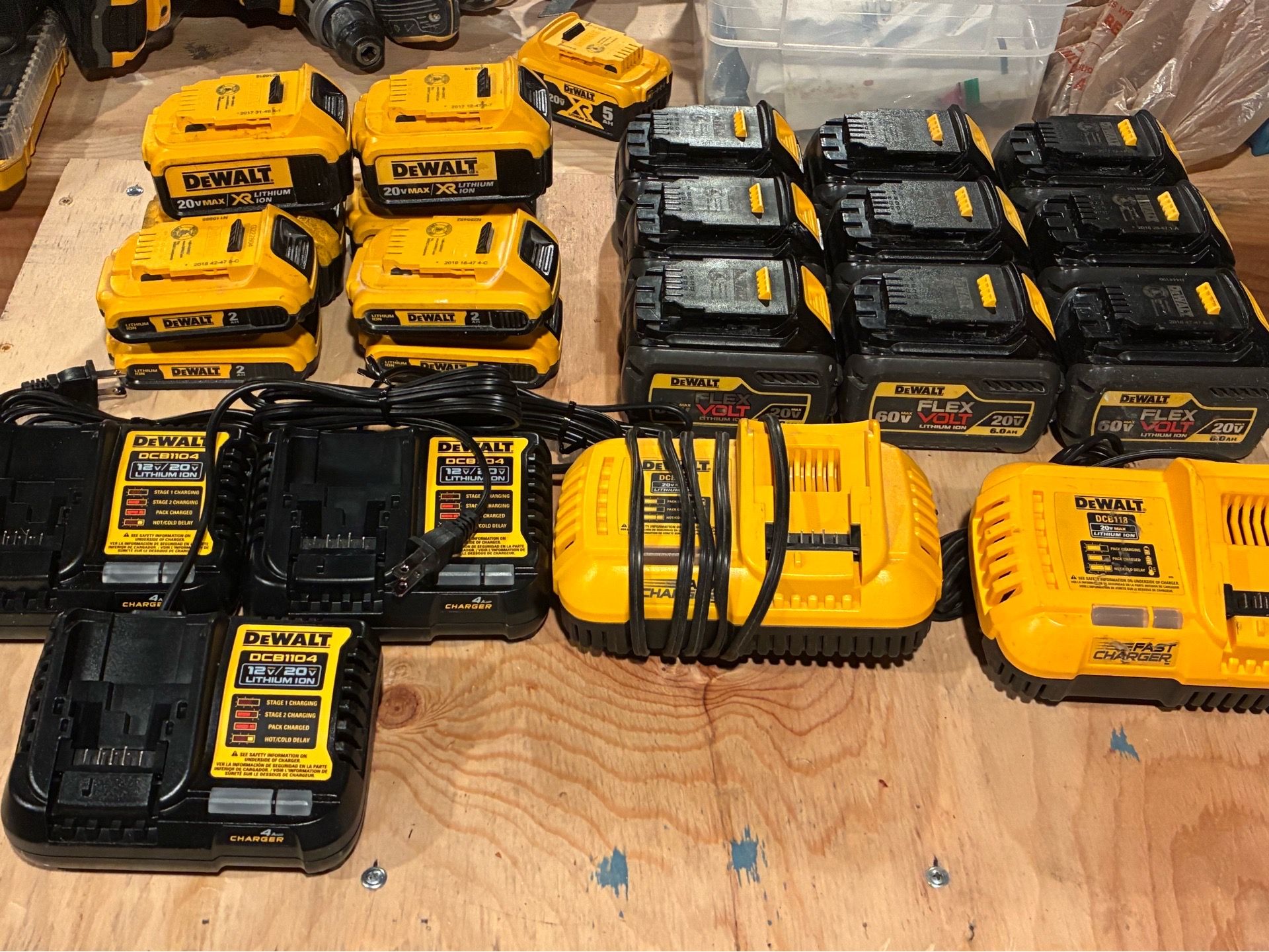 Dewalt Batteries and Chargers